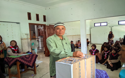 Pemilihan Ketua Osis MA dan MTs Plus Miftahul Ulum